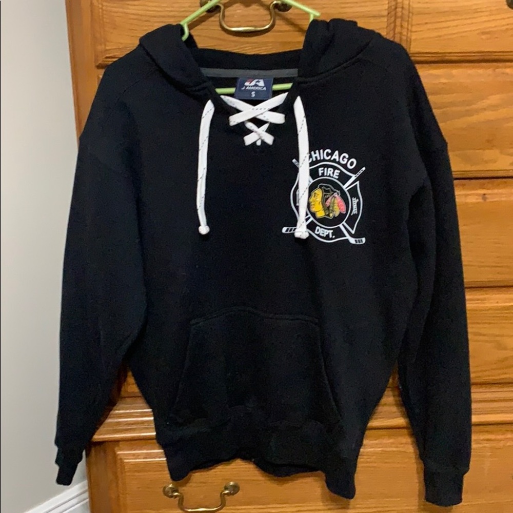 Chicago Fire Department Blackhawks sweatshirt